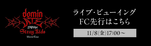 Stray Kids World Tour ＜dominATE＞ライブビューイングFC先行